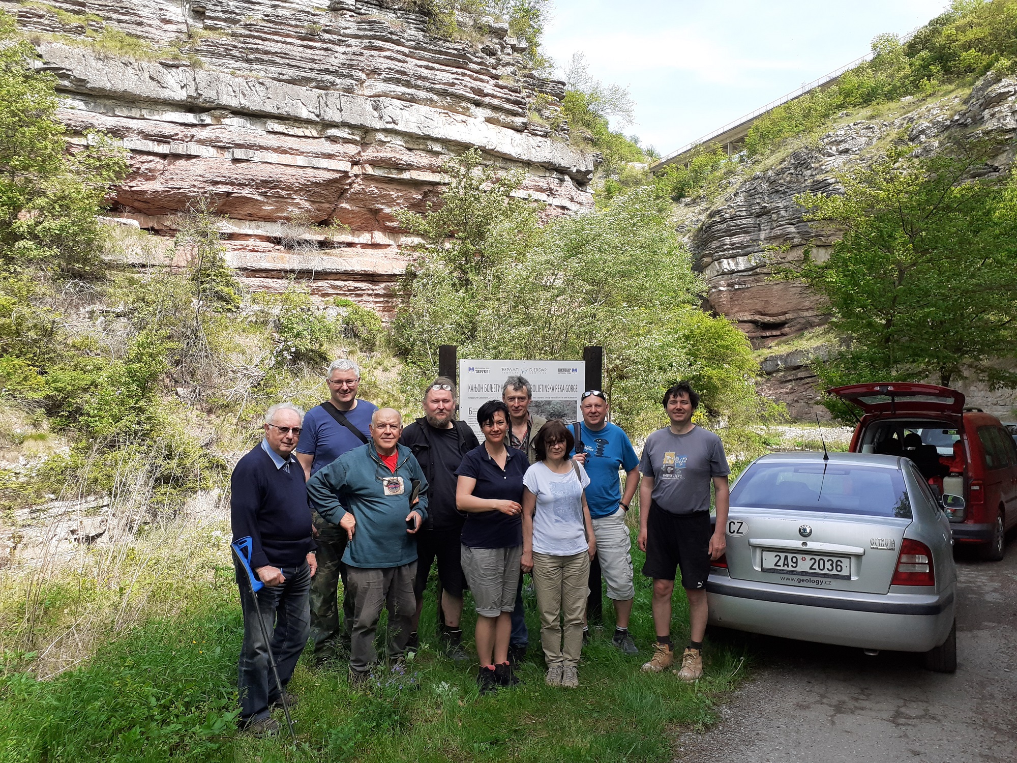 Visit of a geologist from the Czech Republic